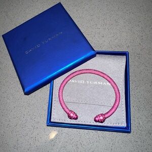 David Yurman Renaissance Classic Cable Bracelet Hot Fuchsia Pink